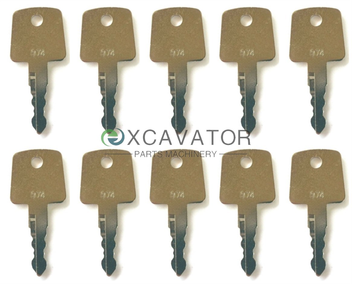 Heavy Equipment Rollers - 10pc Sakai Roller Ignition Keys Heavy