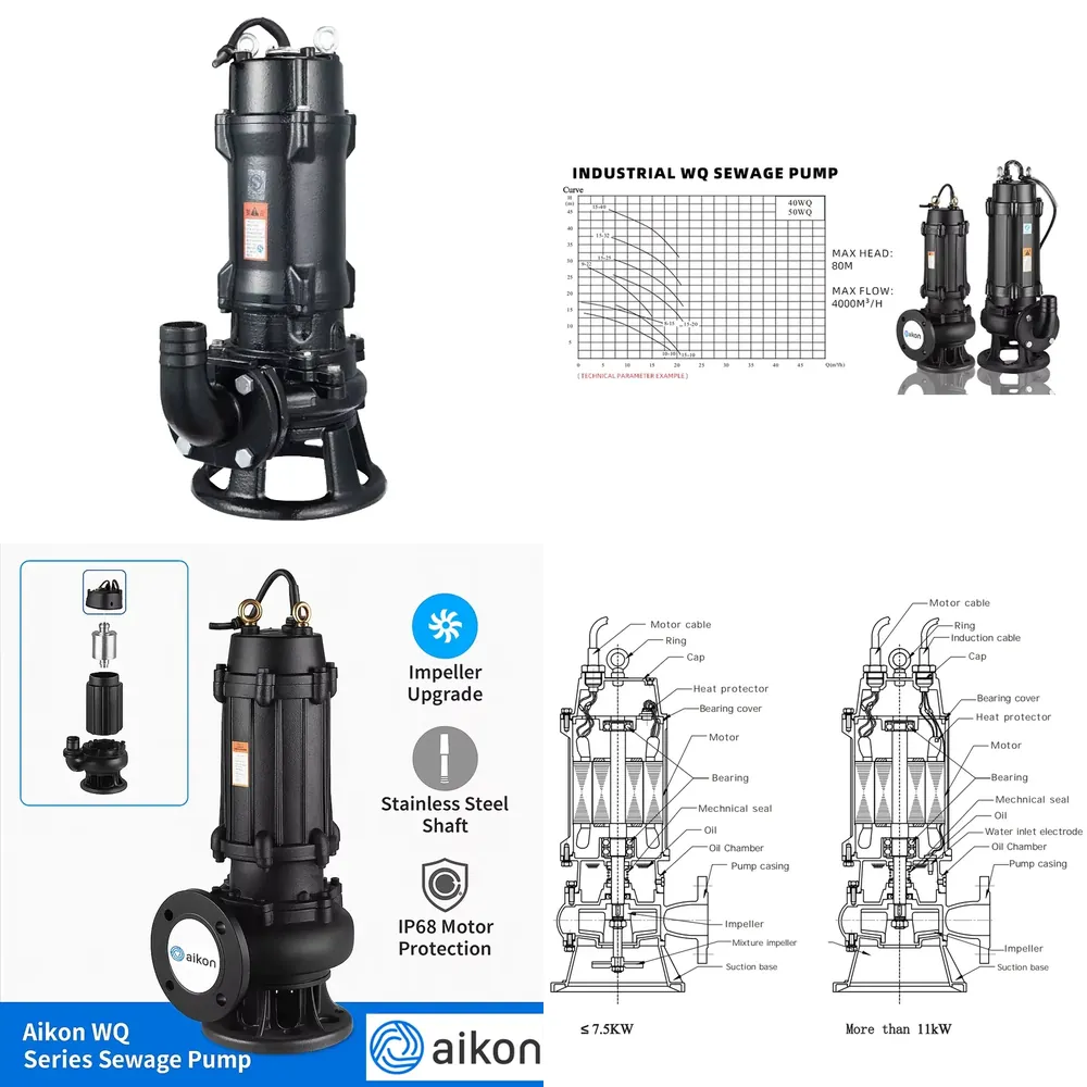 Submersible Pump Sewage - Electric Submersible Stainless Steel Sewage Pump
