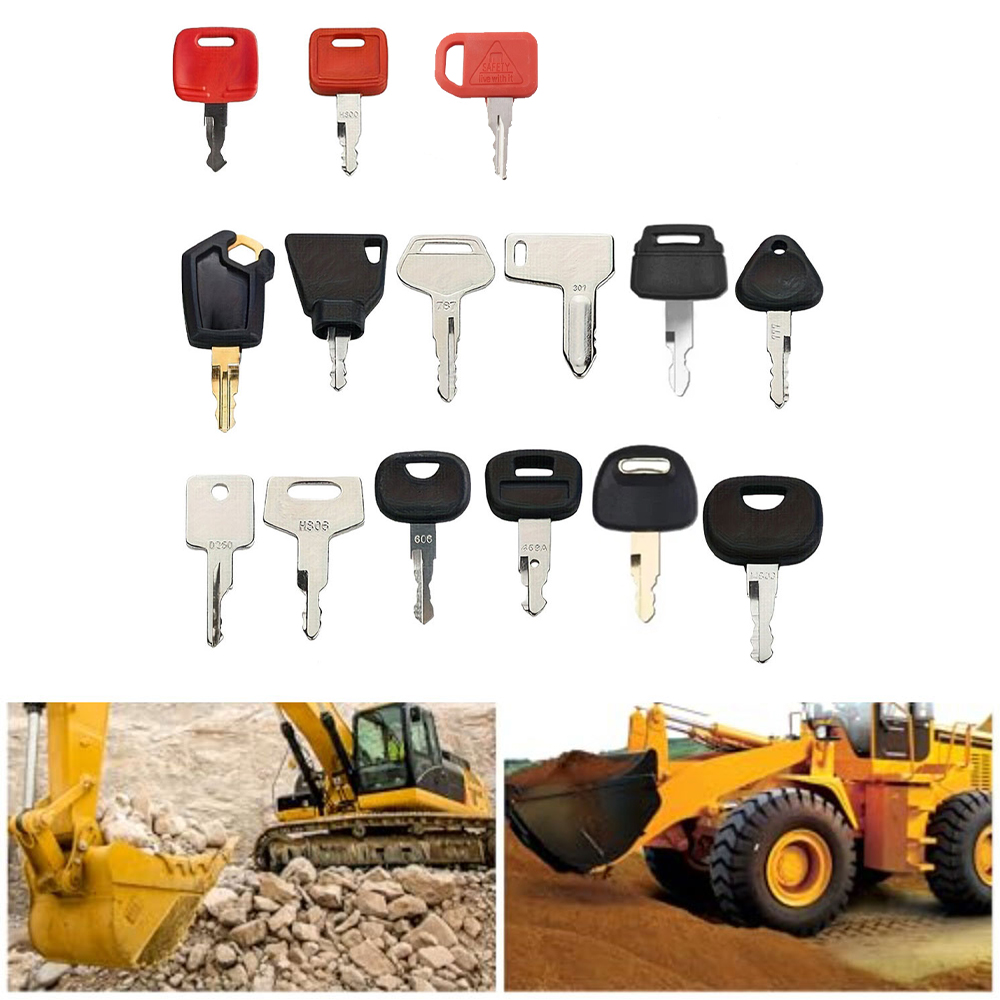 15PCS Construction Machinery I - огляд і ціна Heavy Equipment Keys Master Set