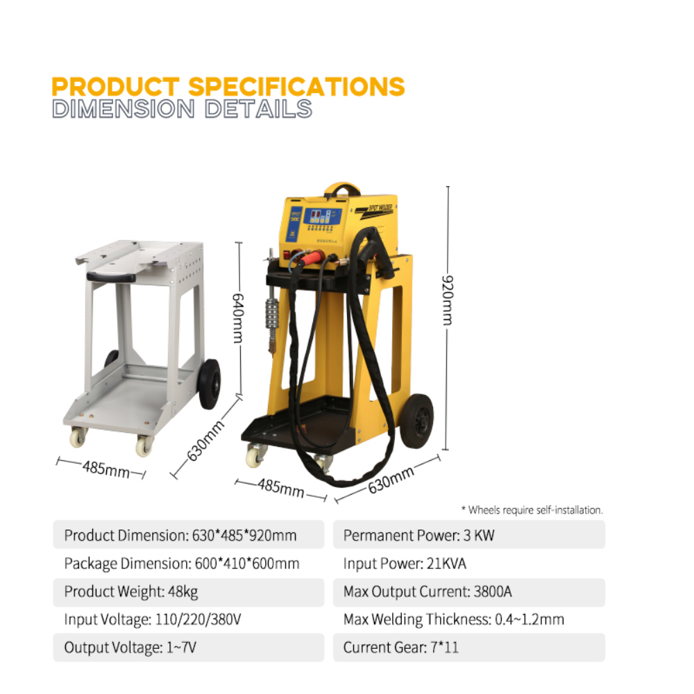 Heavy Duty Car Body Spot Welde - огляд і ціна Heavy Equipment Welder