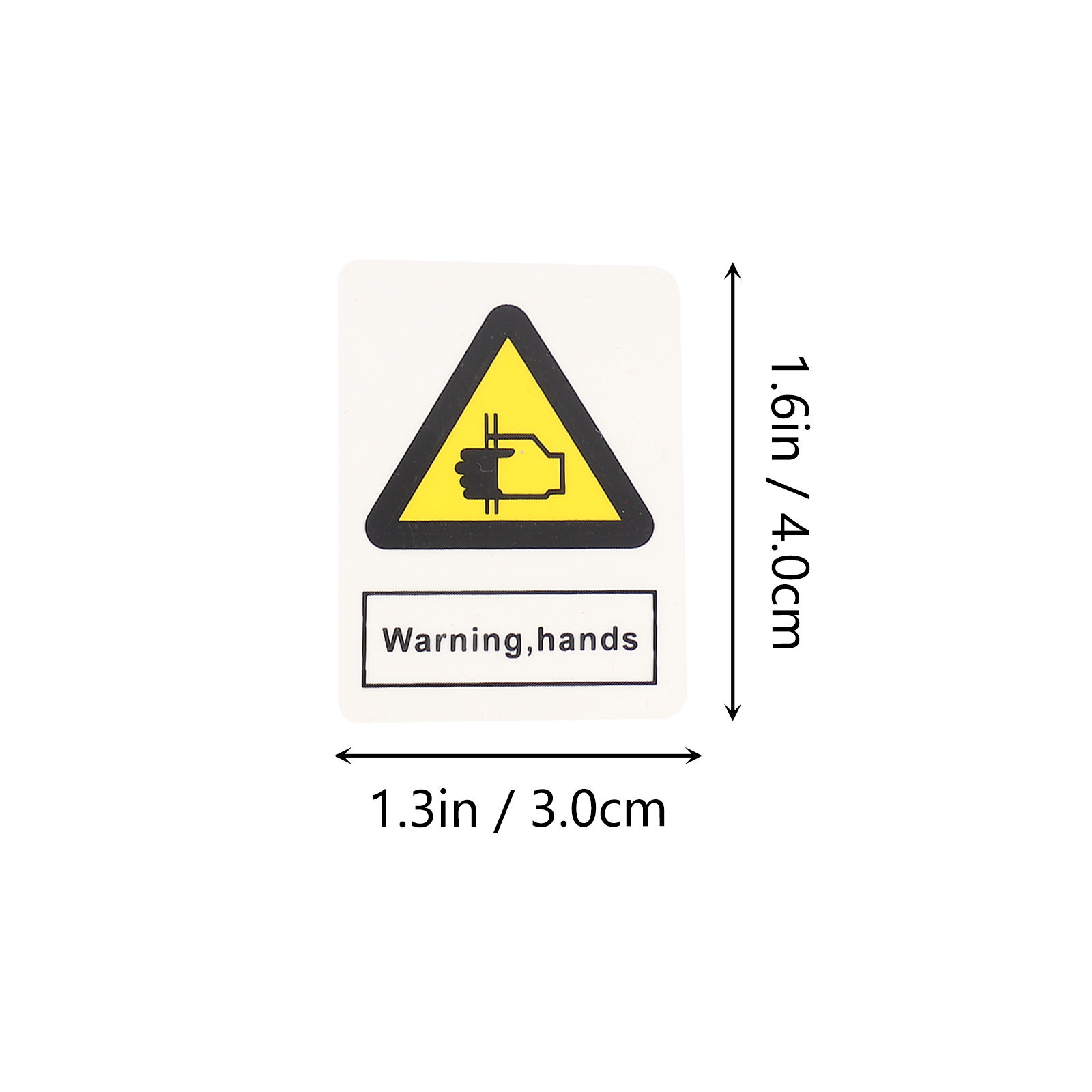 10Pcs Warning Hands Pinching S - огляд і ціна Heavy Equipment Sign