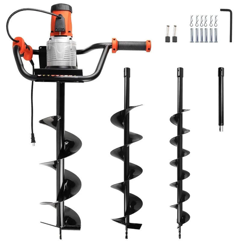 00W Post Hole Digger Drill wit - огляд і ціна Post Hole Digger