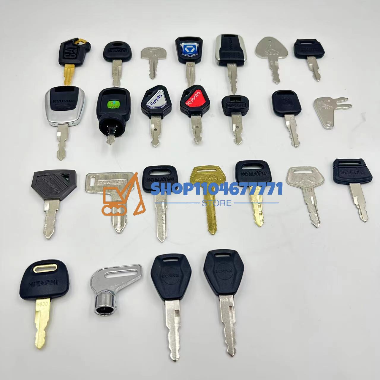 25pcs Excavator Keys for Cat f - огляд і ціна Heavy Equipment Keys Master Set