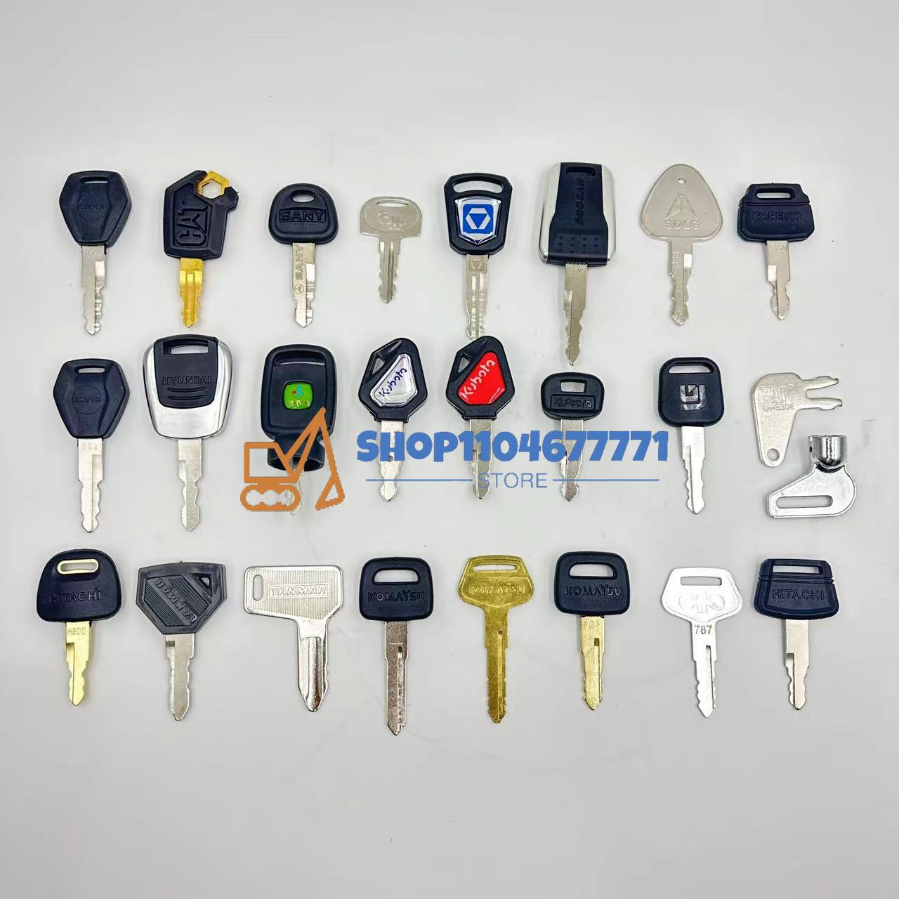 25pcs Excavator Keys for Cat f - огляд і ціна Heavy Equipment Keys Master Set