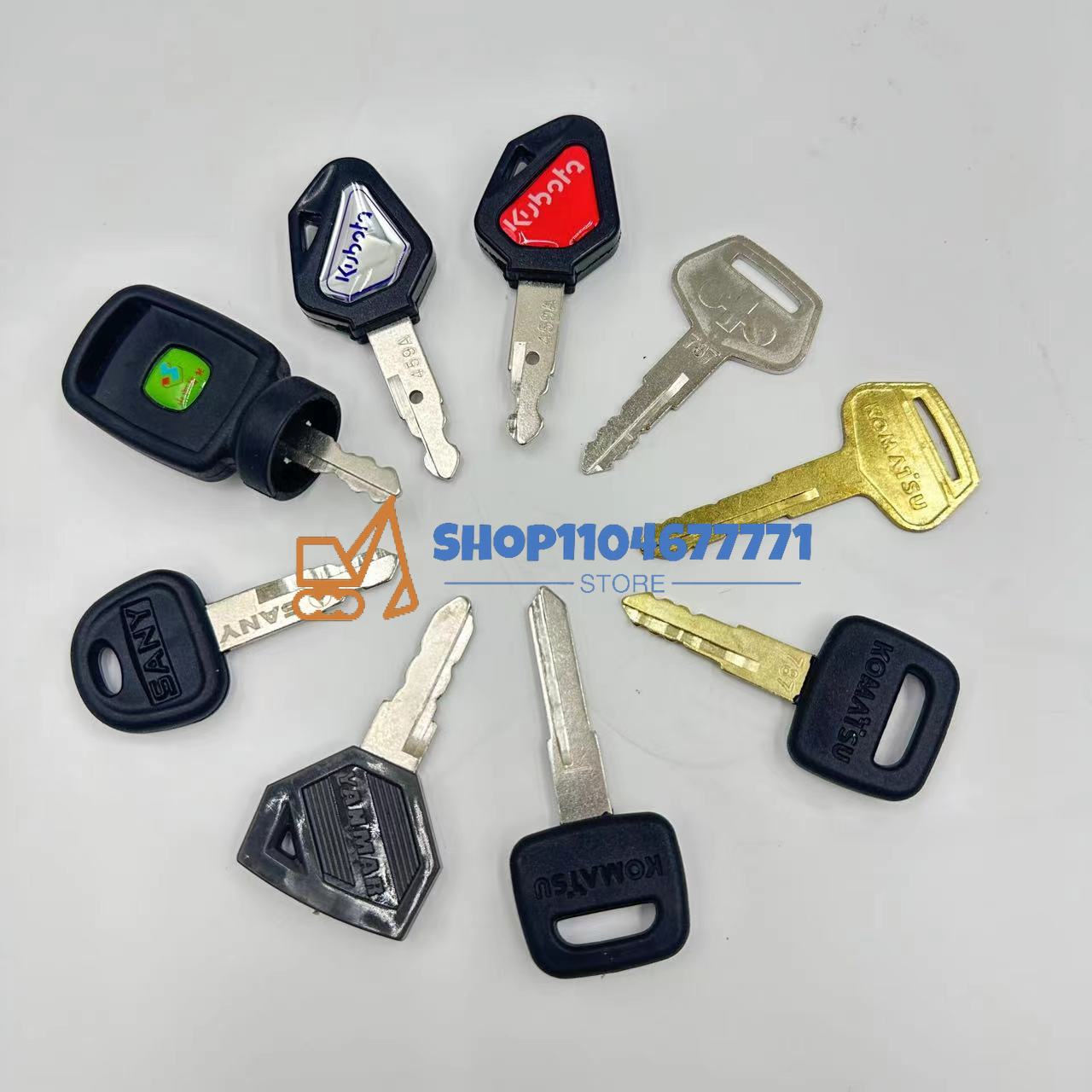 25pcs Excavator Keys for Cat f - огляд і ціна Heavy Equipment Keys Master Set