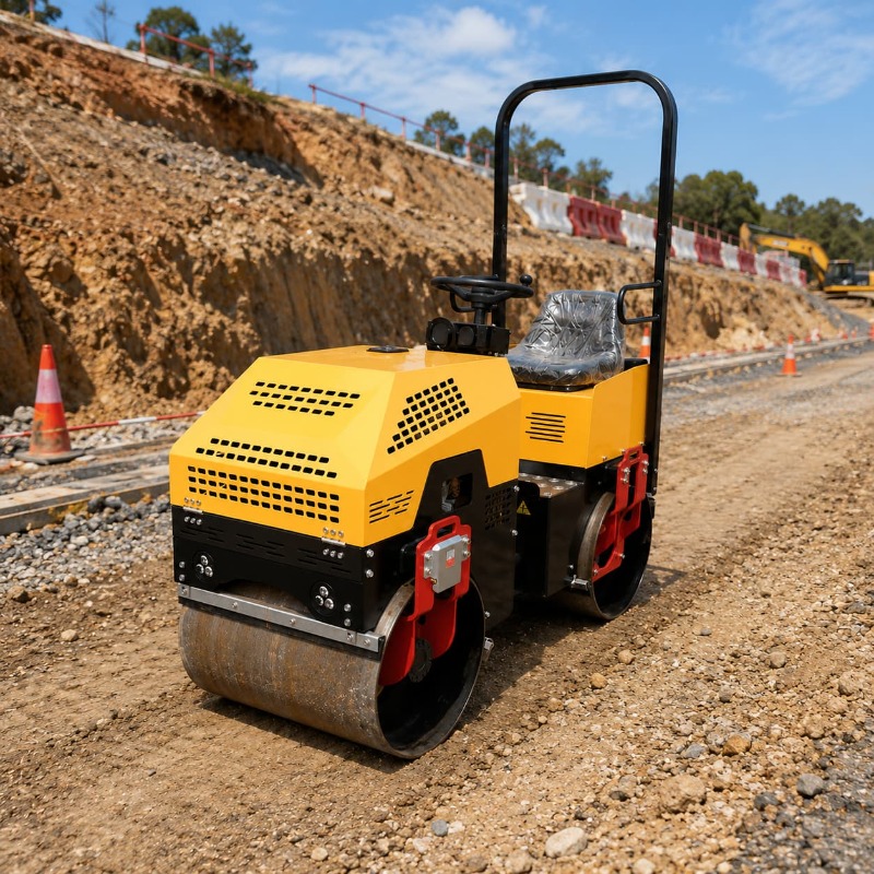 Double Drum Vibratory Road Rol - огляд і ціна Heavy Equipment Rollers