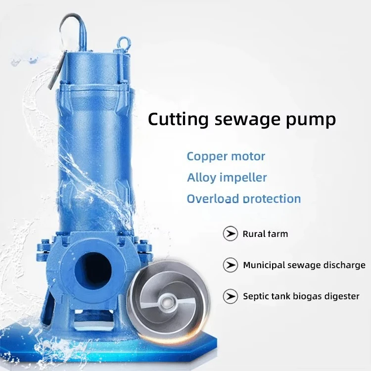 High-lift Non-blocking Cutting - огляд і ціна Submersible Pump Sewage