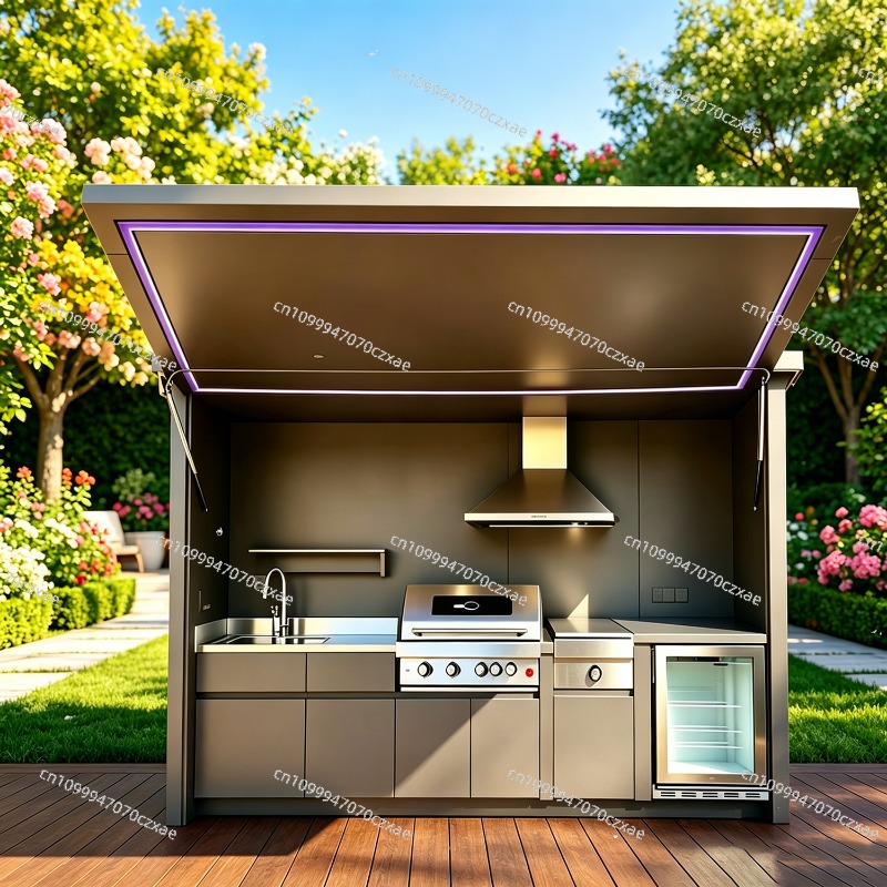 All-Weather Outdoor Kitchen Un - огляд і ціна Heavy Equipment In Kitchen