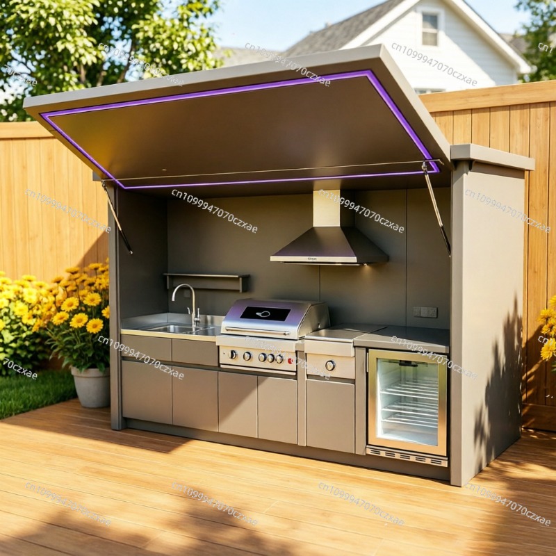 All-Weather Outdoor Kitchen Un - огляд і ціна Heavy Equipment In Kitchen