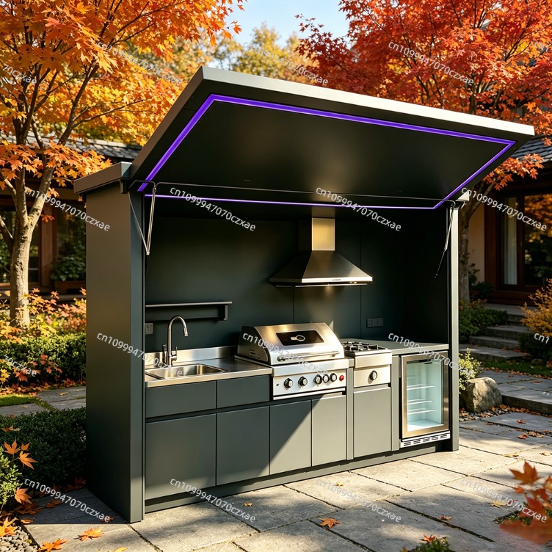 All-Weather Outdoor Kitchen Un - огляд і ціна Heavy Equipment In Kitchen
