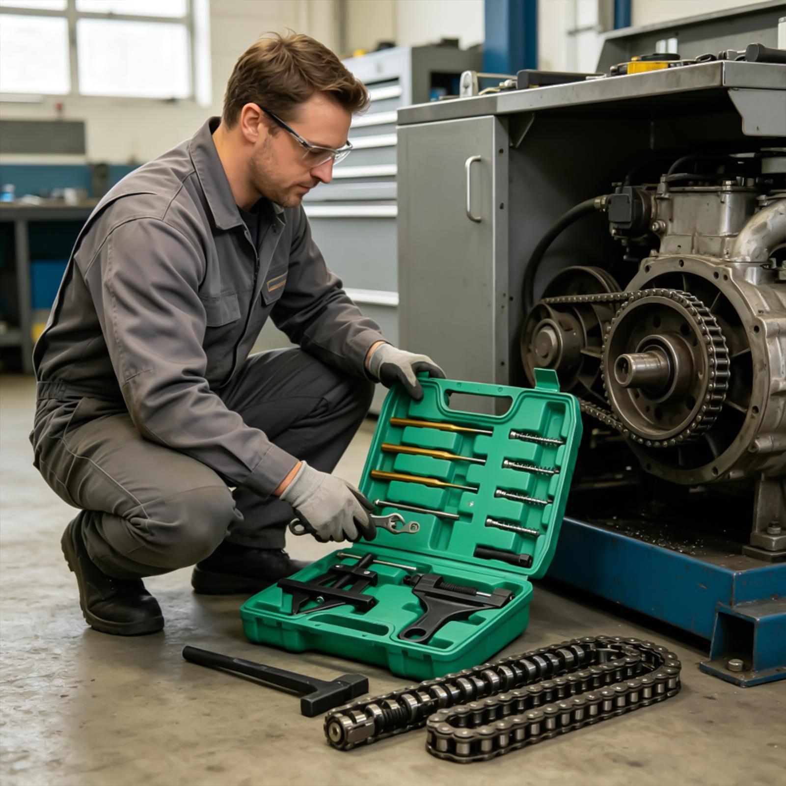 Roller Chain Breaker Tool 60-2 - огляд і ціна Heavy Equipment Rollers
