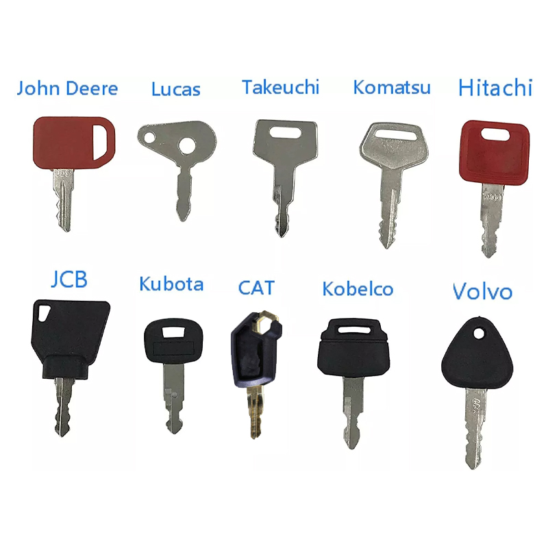 10pcs Master Key Ignition Set  - огляд і ціна Heavy Equipment Keys Master Set