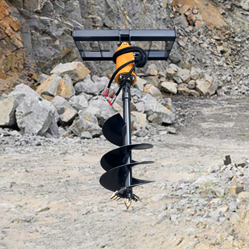 Mini Skid Steer Attachment Eff - огляд і ціна Post Hole Digger