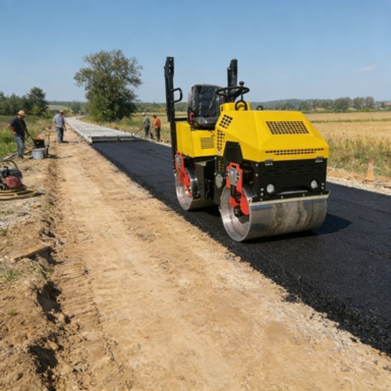 Single Drum Road Roller Vibrat - огляд і ціна Heavy Equipment Rollers