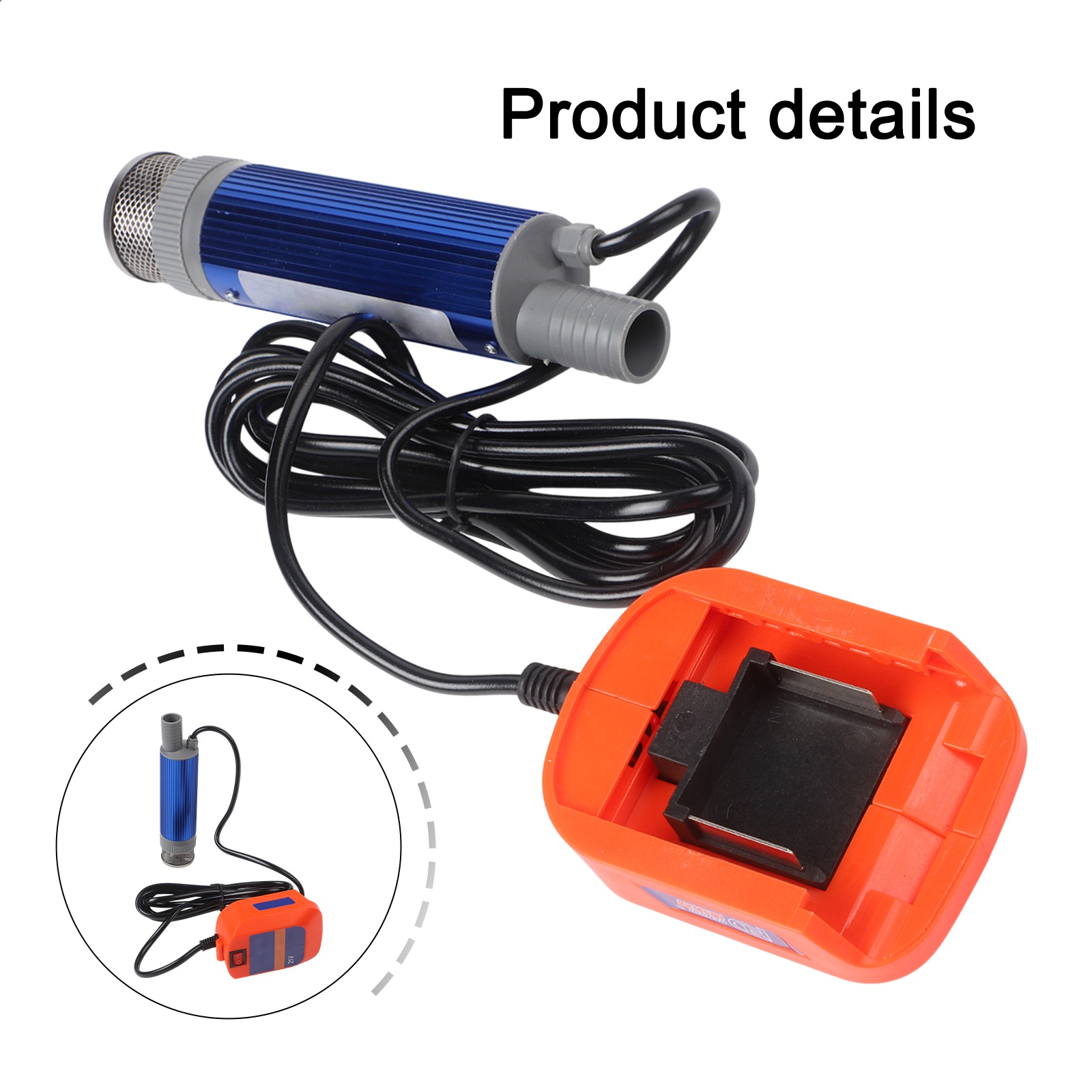 12V Cordless Lithium Battery P - огляд і ціна Diesel Water Pump
