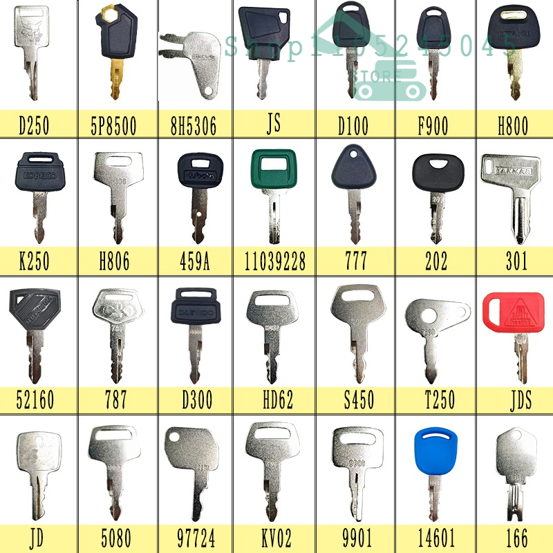 28/21/12Pcs Master Ignition Ke - огляд і ціна Heavy Equipment Keys Master Set