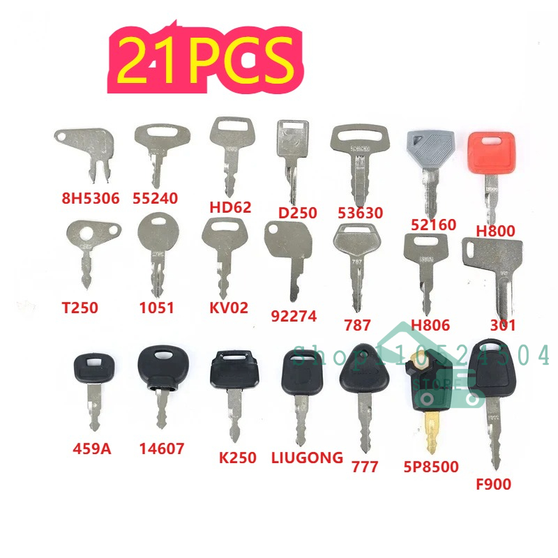 28/21/12Pcs Master Ignition Ke - огляд і ціна Heavy Equipment Keys Master Set