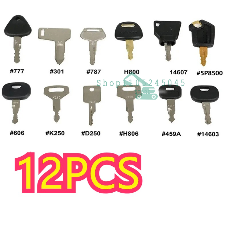 28/21/12Pcs Master Ignition Ke - огляд і ціна Heavy Equipment Keys Master Set