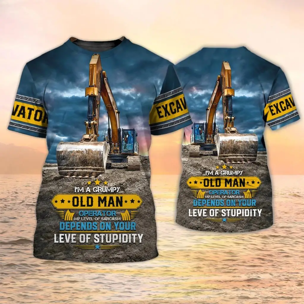 Excavator TShirts Heavy Equipm - огляд і ціна Heavy Equipment Operations