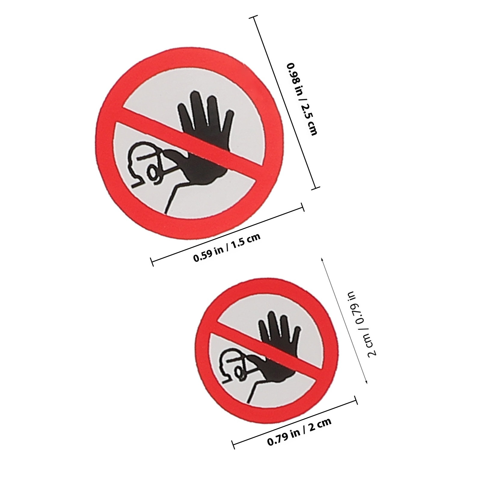 20Pcs No Entrance Warning Labe - огляд і ціна Heavy Equipment Sign
