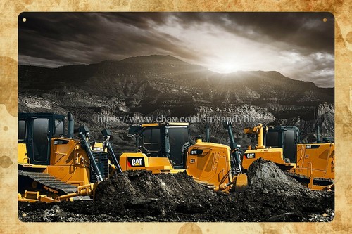 Catepillar CAT heavy equipment - огляд і ціна Heavy Equipment Sign