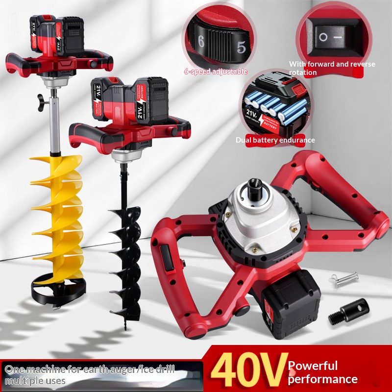 21v Lithium Battery Electric G - огляд і ціна Post Hole Digger