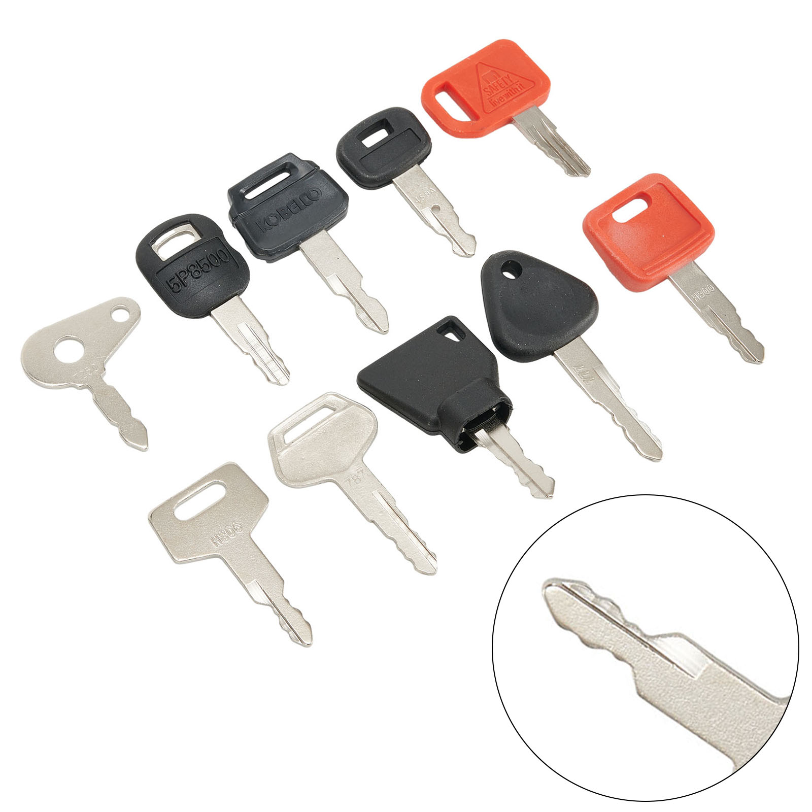10 KEY SET Master Key Ignition - огляд і ціна Heavy Equipment Keys Master Set