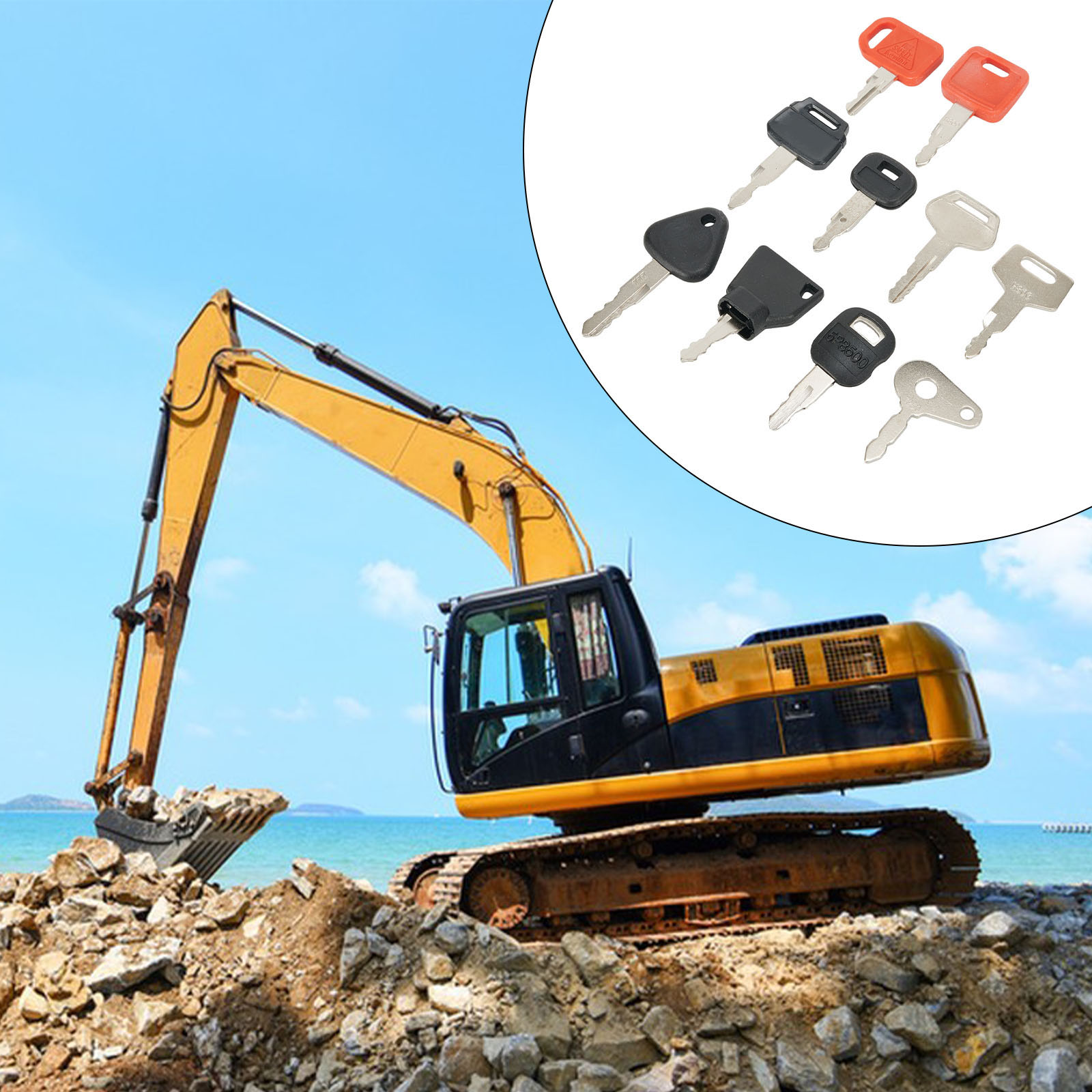 10 KEY SET Master Key Ignition - огляд і ціна Heavy Equipment Keys Master Set