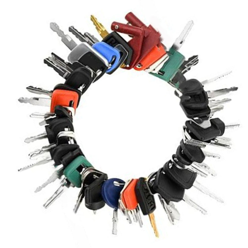 50pcs Heavy Equipment Keys Mas - огляд і ціна Heavy Equipment Keys Master Set