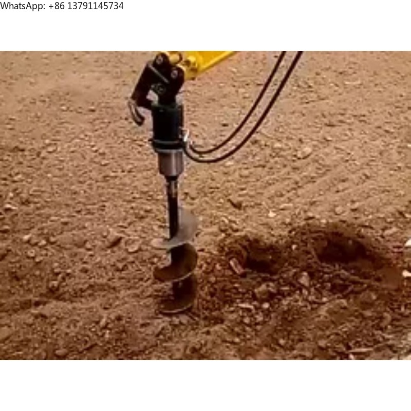 skid steer backhoe loader hydr - огляд і ціна Post Hole Digger