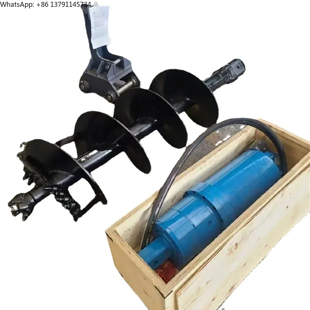 skid steer backhoe loader hydr - огляд і ціна Post Hole Digger